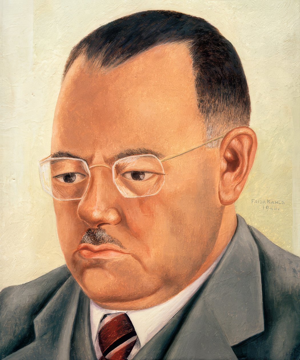 工程师 Marte R. Gómez 的肖像 作者 弗里达·卡罗