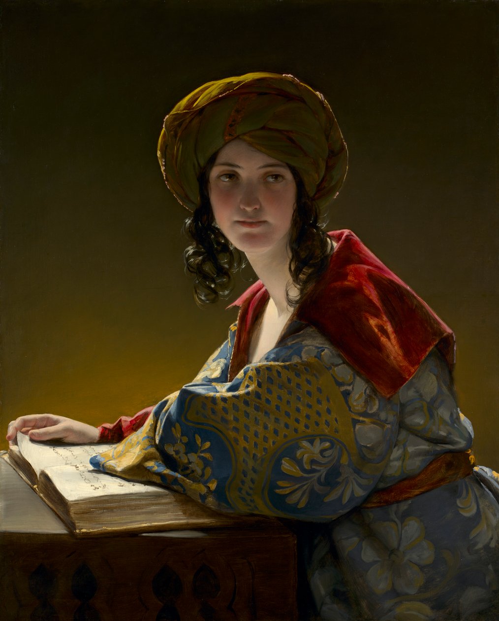 年轻的东方女人》，1838年。 作者 弗里德里希·阿默林
