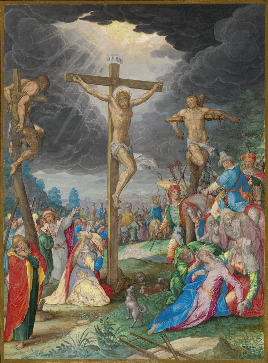 耶稣受难记 作者 弗里德里希·布伦特尔（Aegidius Sadeler II） 克里斯托夫·施瓦茨（Christoph Schwarz）之后