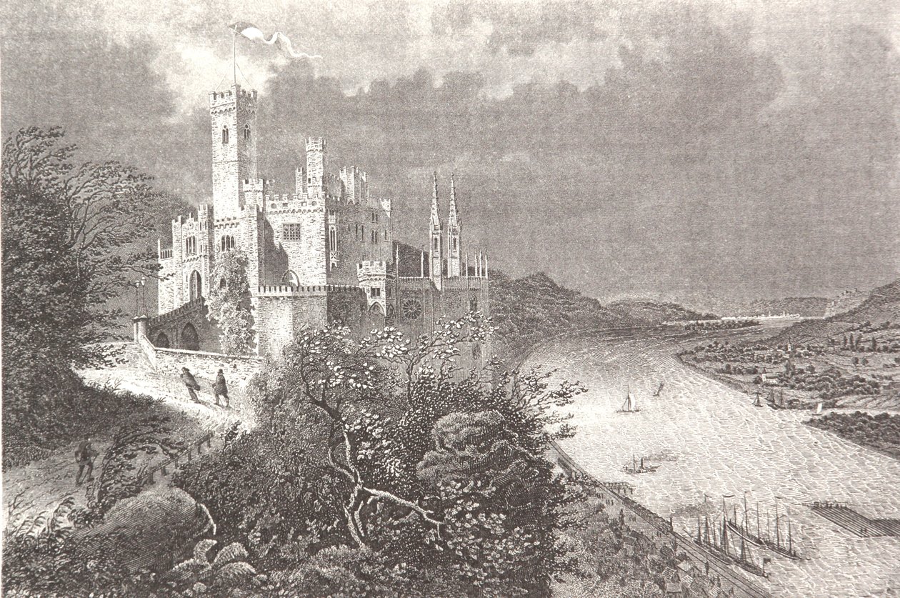 Castle Stolzenfels 作者 弗里德里希·福尔茨
