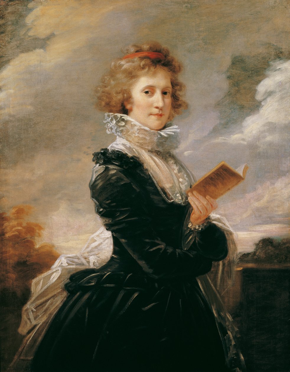 女演员 Josefa Hortensia Füger，艺术家的妻子 作者 弗里德里希·海因里希·富格
