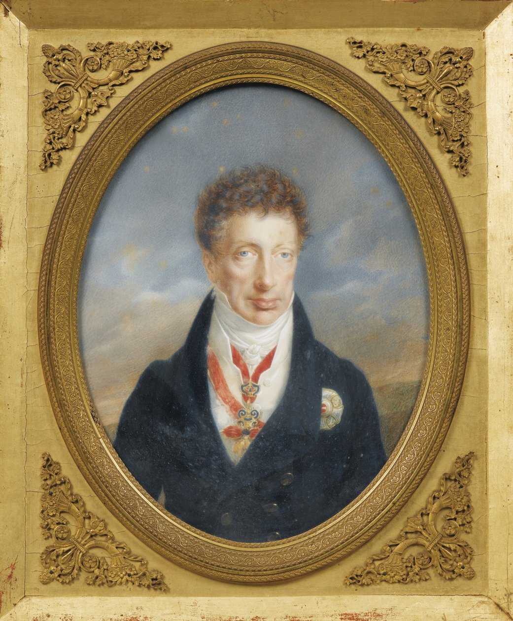奥地利1771-1847年的查尔斯大公爵，特申公爵，c。 1823 作者 Friedrich Johan Gottlieb的歌曲