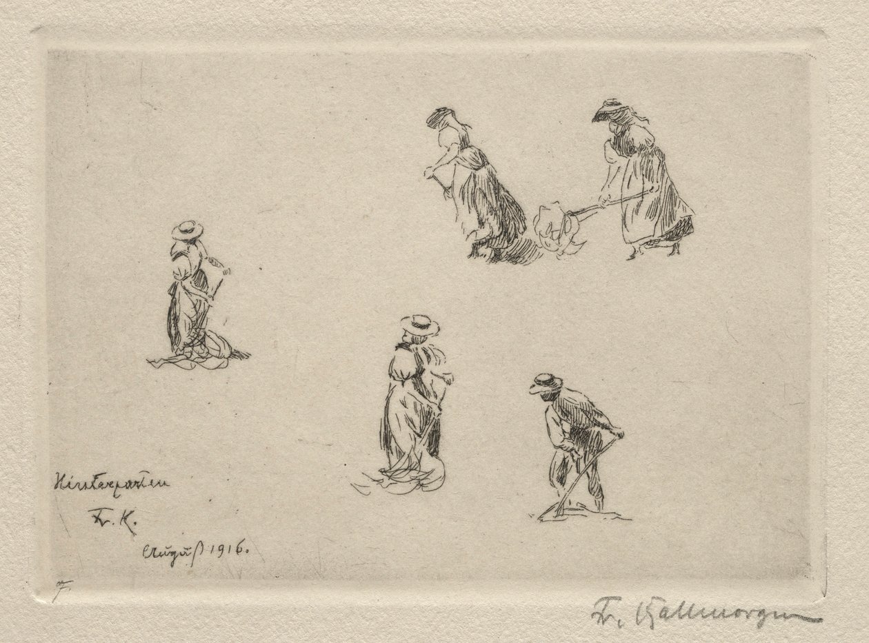 Haymakers, 1916. 作者 弗里德里希·卡尔摩根