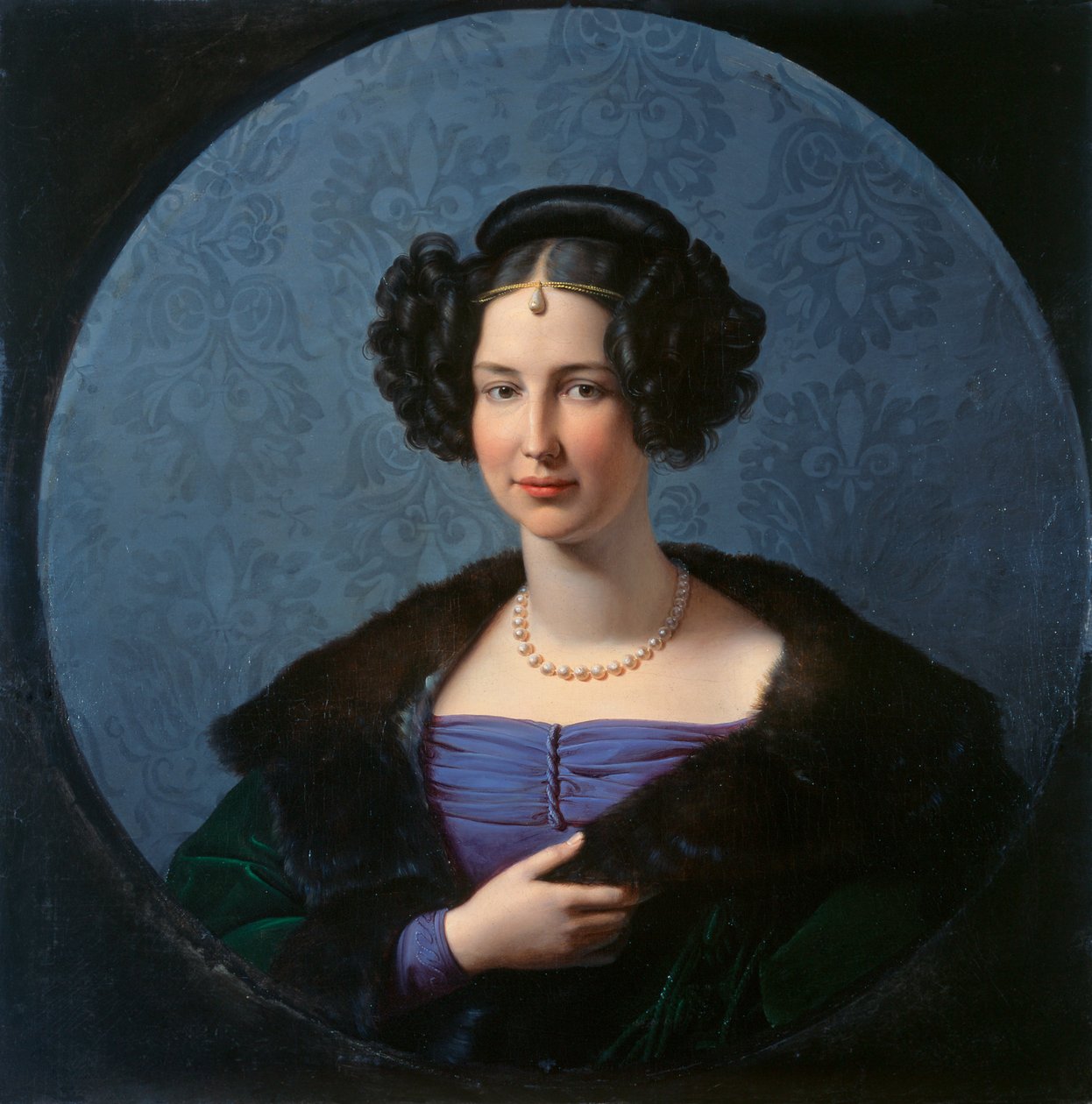 Anhalt-Bernburg的路易丝公主1799-1882，c。 1840 作者 弗里德里希·威廉·冯·沙多