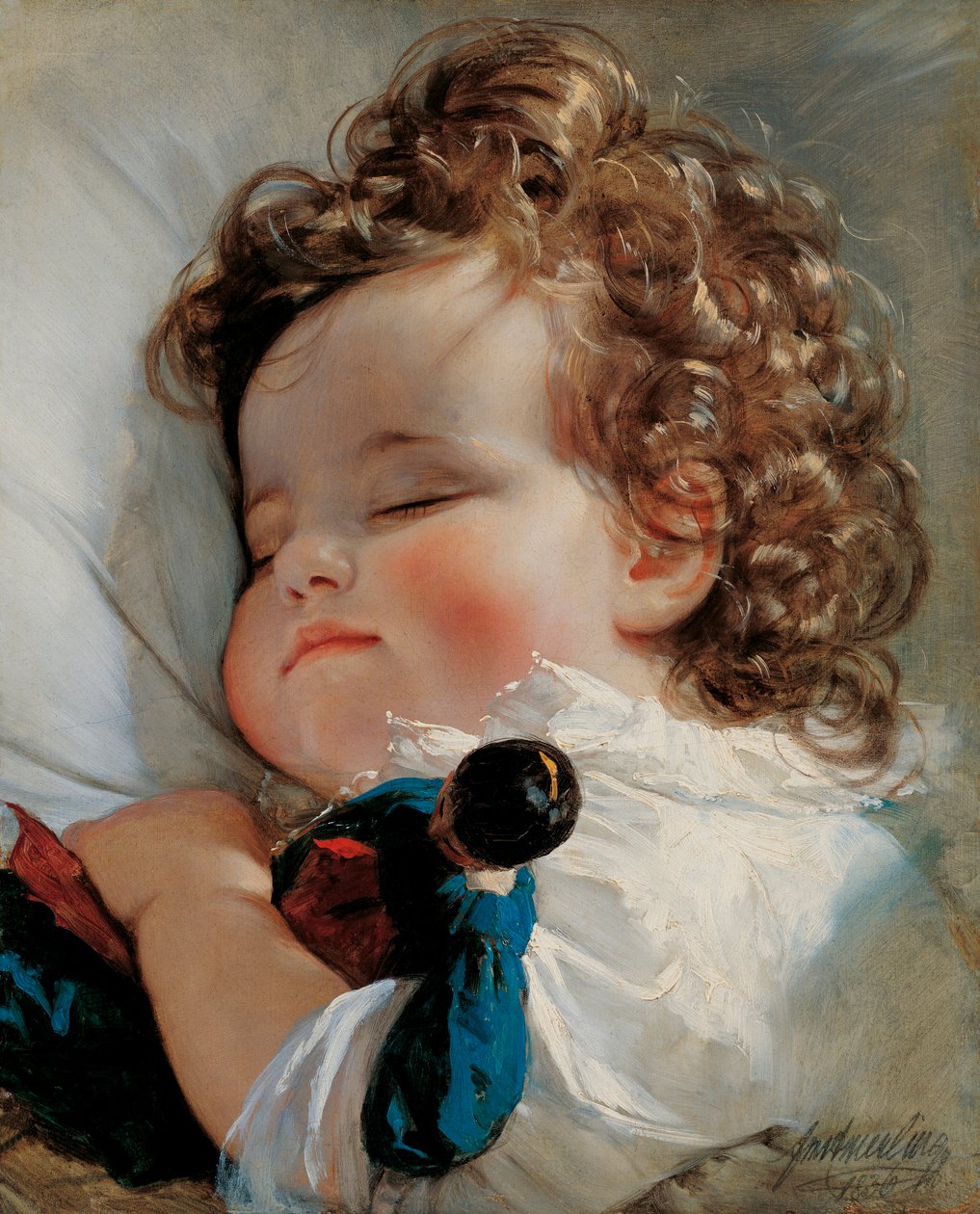 ""Portrait de la princesse Marie du Liechtenstein (1834-1909) a l