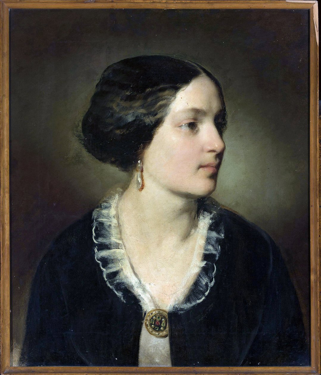 Portrait of Countess Katarzyna Potocka (1825-1907), nee Branicka - Friedrich Ritter von Amerling (1803-1887). Oil on canvas 作者 弗里德里希·冯·阿默林
