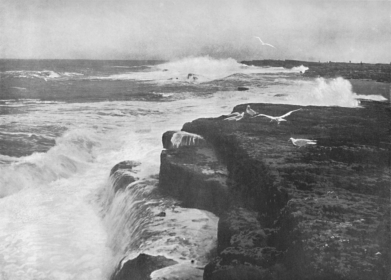 Filey Brigg，c1896 作者 弗里斯公司