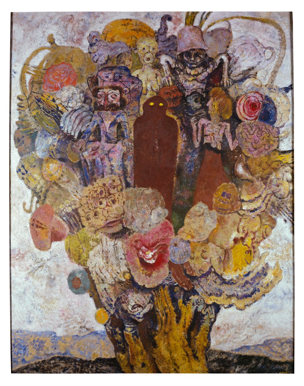 盛开的树（布面油画） 作者 Frits van den Berghe