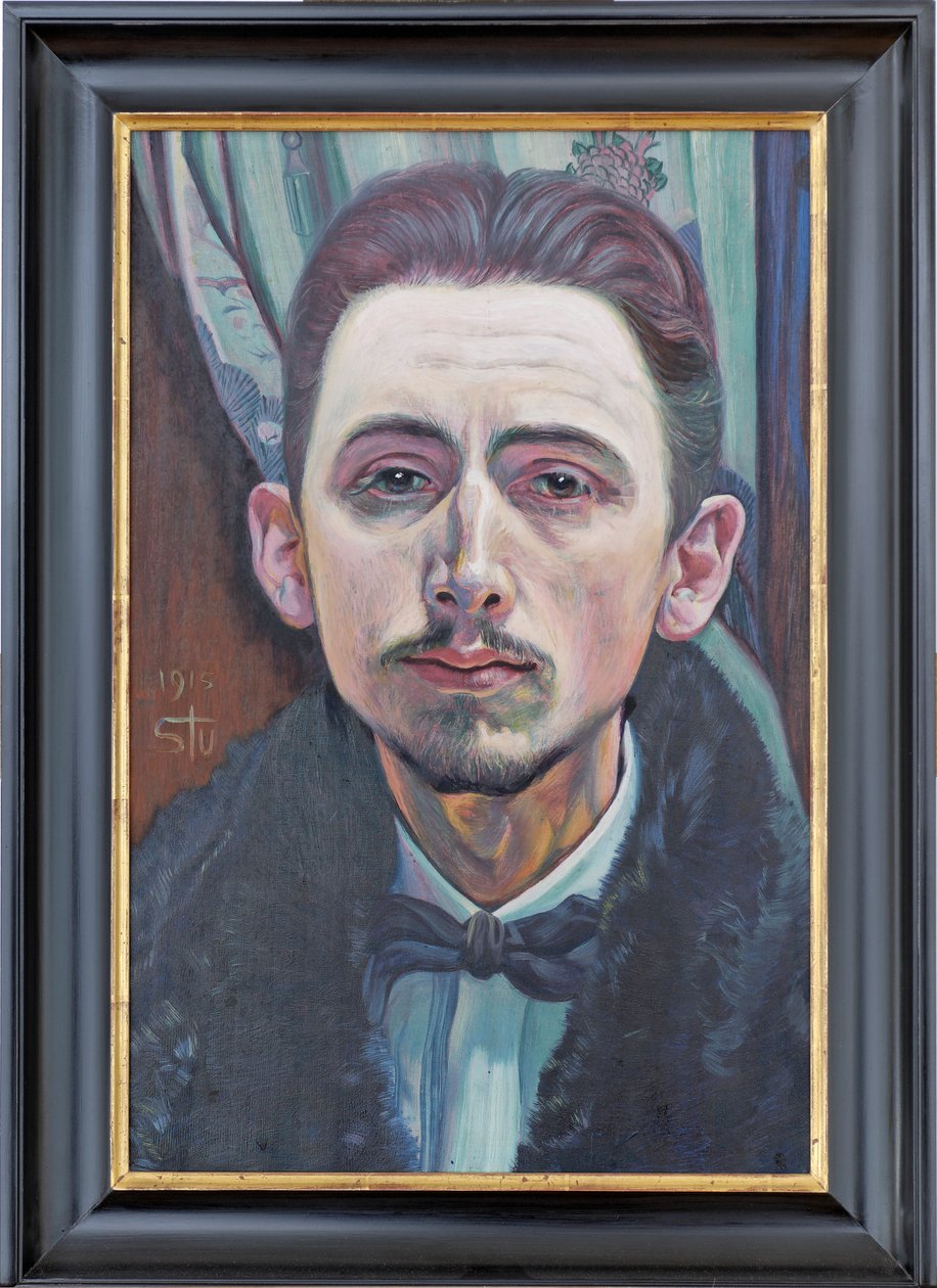 画家Fritz Stuckenberg的自画像 作者 弗里茨·斯塔肯伯格
