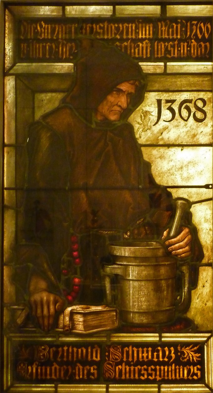 Berthold Schwarz，火药发明家，1368 年 作者 弗里茨·盖格斯