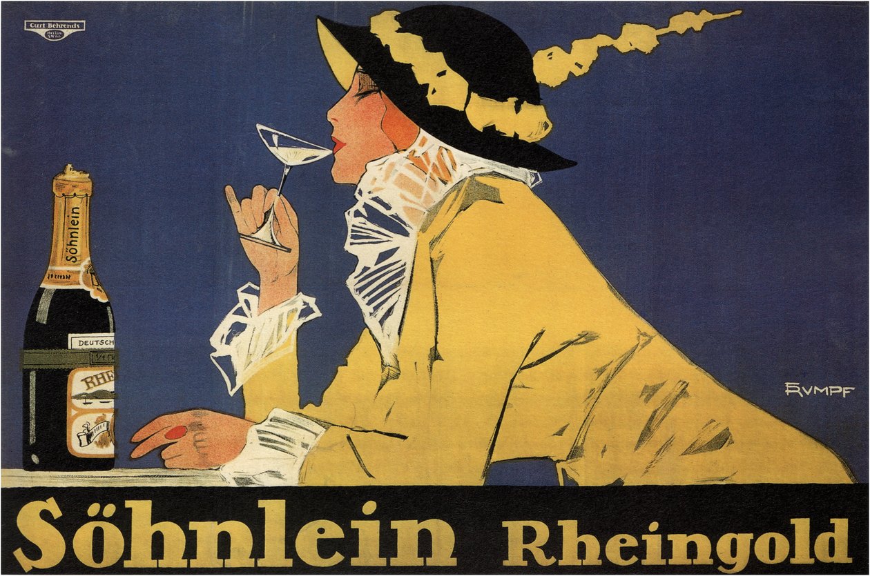 Sohnlein Rheingold 气泡酒广告 作者 弗里茨赫尔