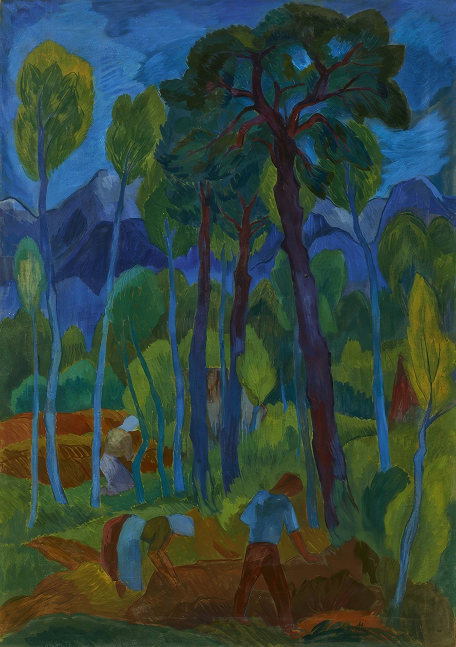 Moorlandschaft 作者 弗里茨·舍弗勒