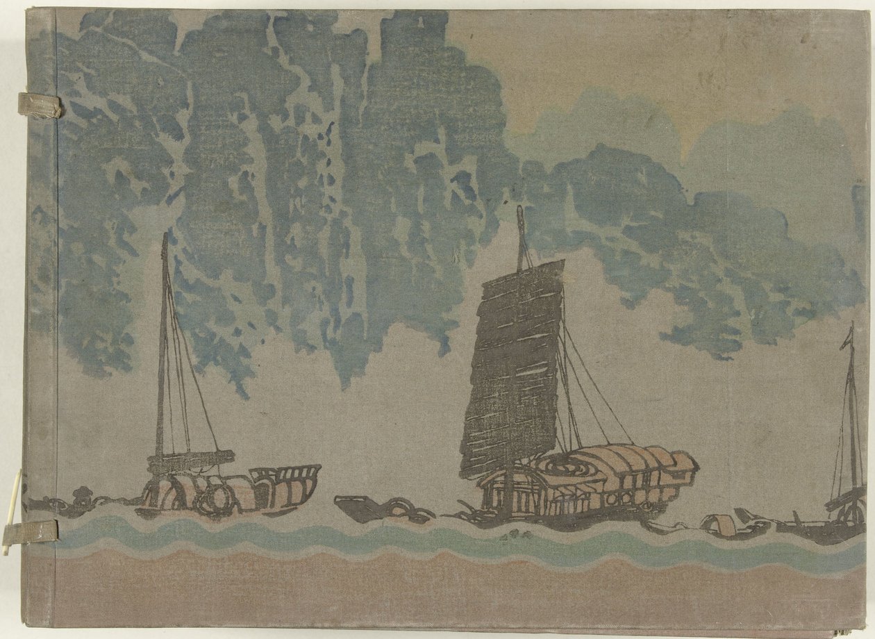 30 幅卷轴画中的中国
筱山居画馆（物上题名） 作者 福田美泉