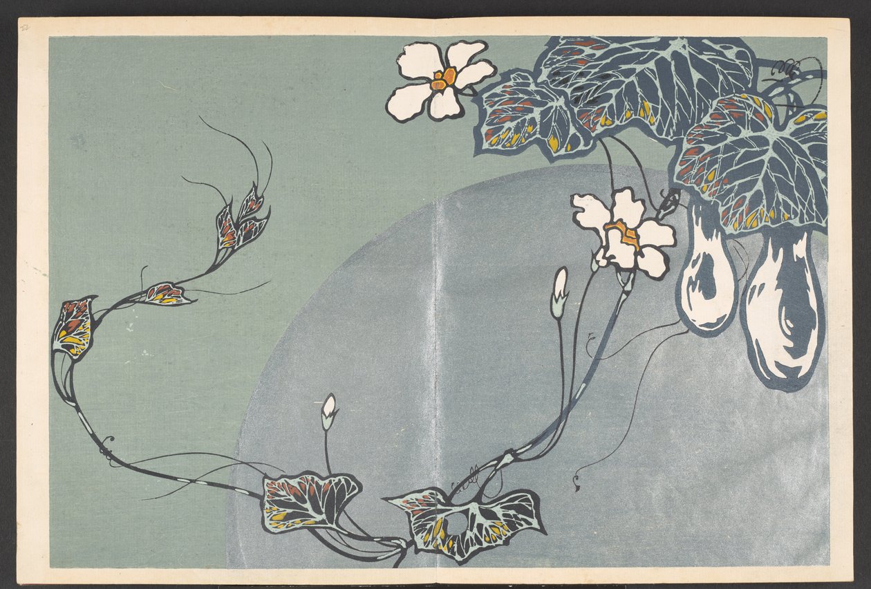 Shasei sôka môyô，生活中的花草图案 作者 古屋光林