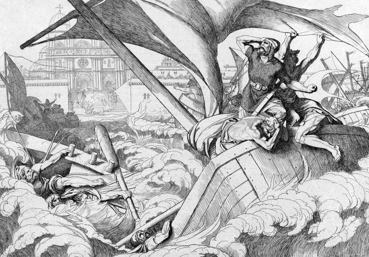 1839年之前在君士坦丁堡摧毁Rus舰队 作者 费奥多尔·安东诺维奇·布鲁尼