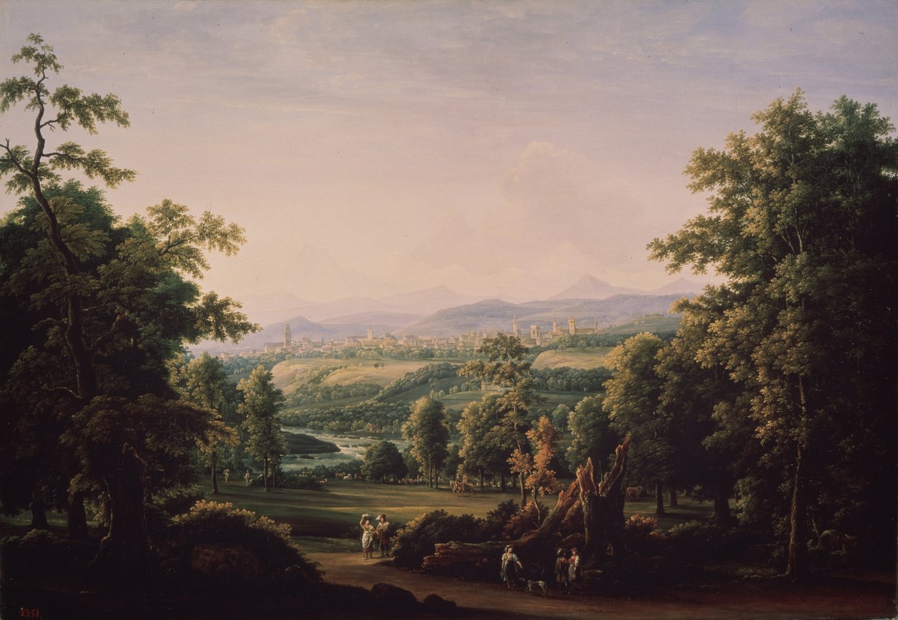 伯尔尼附近的风景，1817年 作者 费奥多尔·米哈伊洛维奇·马特维耶夫