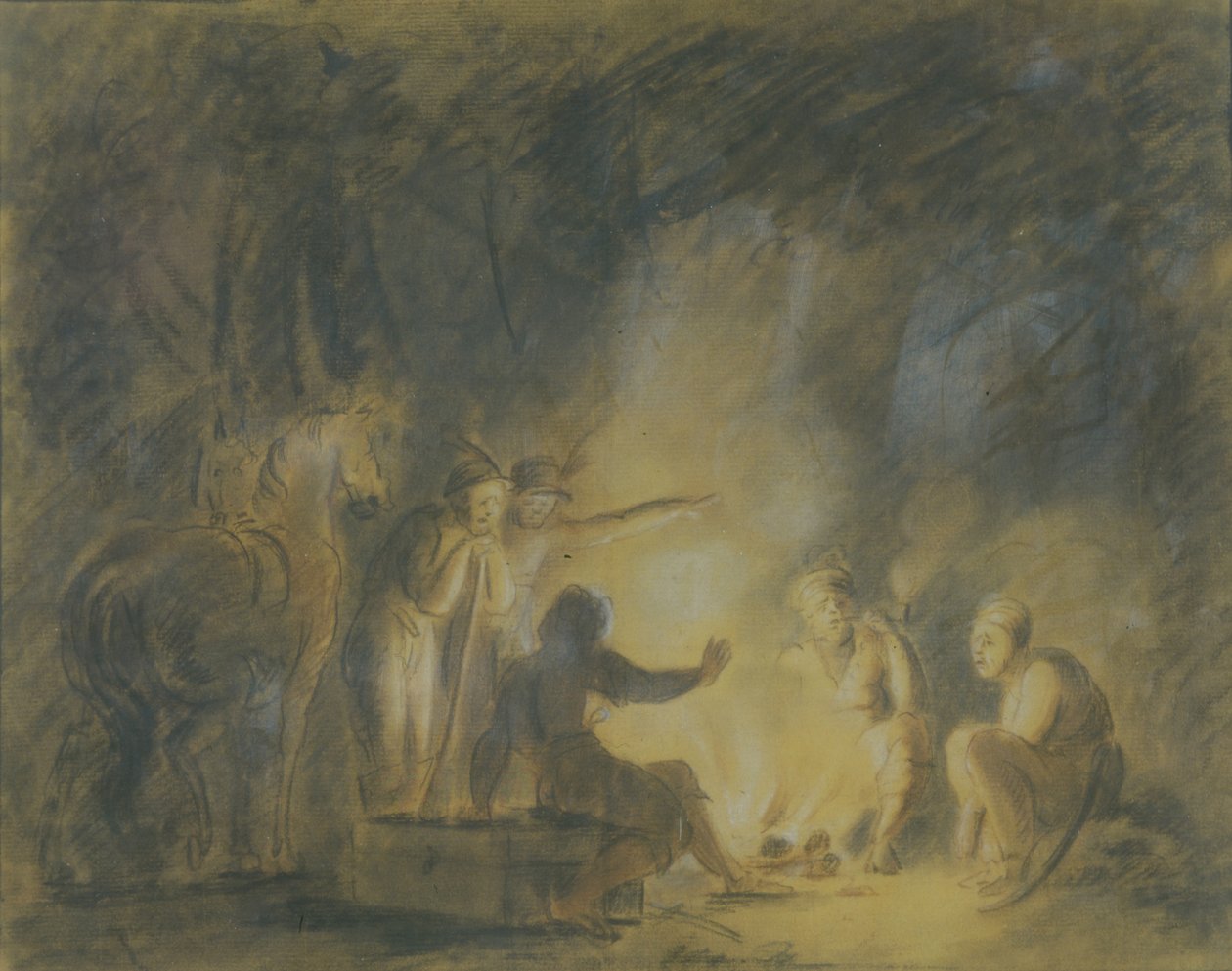 在营火上，1806年 作者 费奥多尔·彼得罗维奇·托尔斯泰