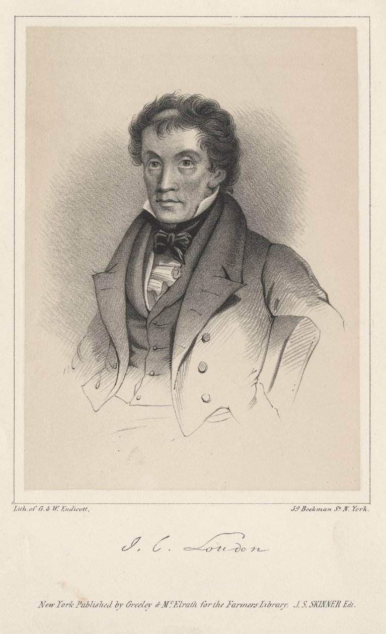 JC Loudon，1846年 作者 G.和W. Endicott