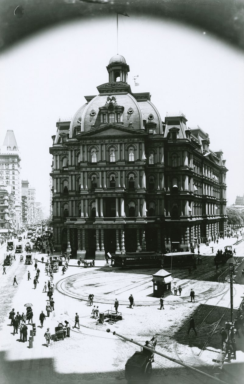 旧邮局，百老汇和公园街，纽约市，c.1900 作者 GP堂和儿子