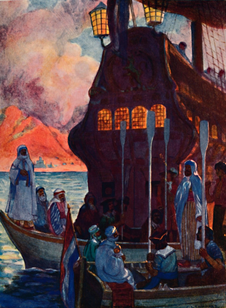 酋长约瑟夫的到来》，1909年 作者 GS史密斯哈德