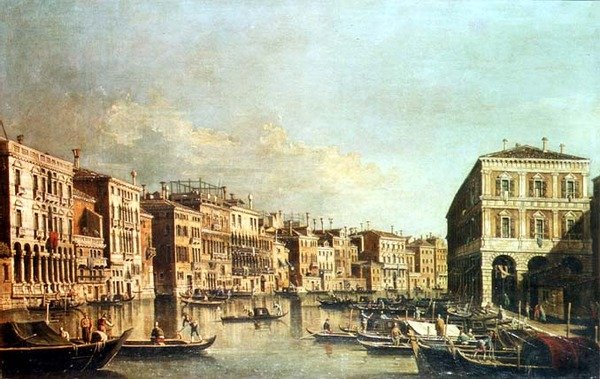 威尼斯大运河 作者 G.（A. Canaletto 的追随者）Canaletto