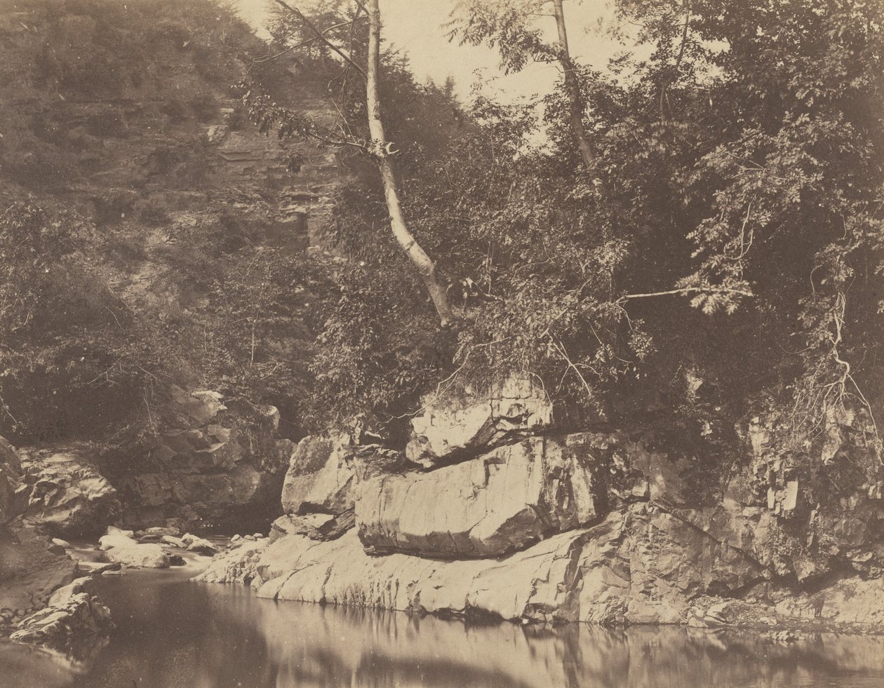 河景，约1855年。 作者 GB 格辛