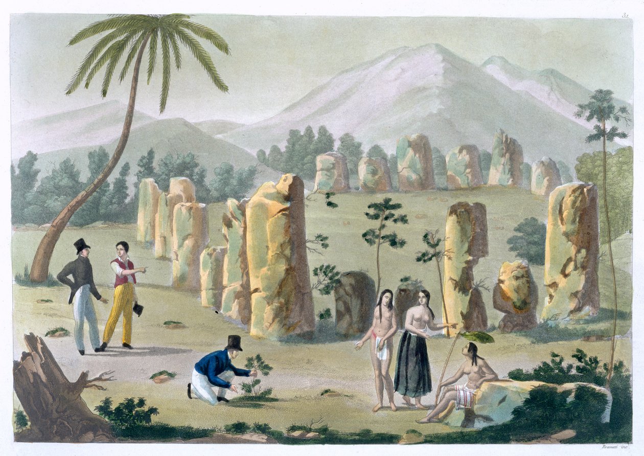 古人之家，提尼安岛》，约1820-1839年 作者 G布拉马蒂