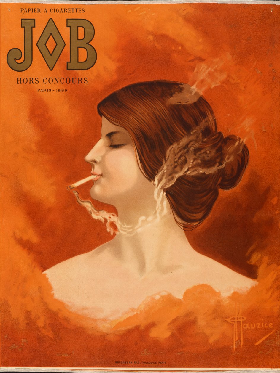 JOB 卷烟纸 — 1889 年巴黎开胃大赛，约 1905（石版画） 作者 G莫里斯
