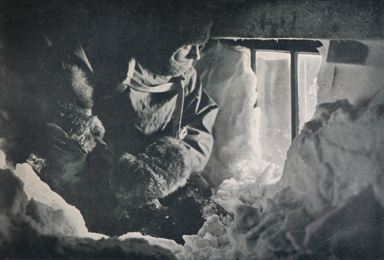 1913年，1913年，在阿德角角的小屋之窗清除漂移 作者 G.默里·列维克