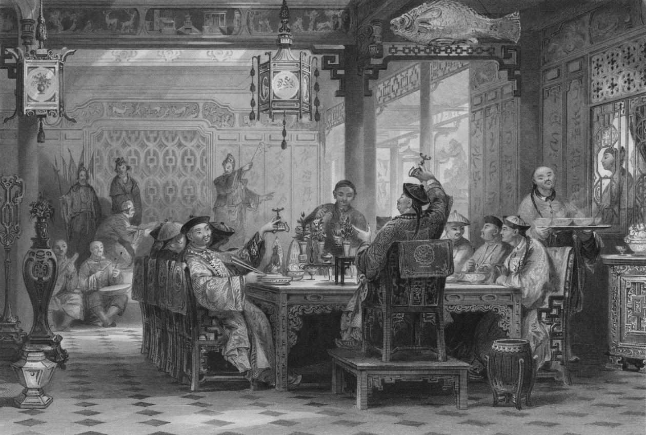 1843年，在国语馆举行晚宴 作者 帕特森