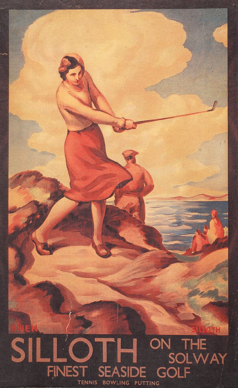 Solway上的Silloth，LNER的广告，1932年 作者 斯坦尼斯劳斯·布里恩（G. Stanislaus Brien）