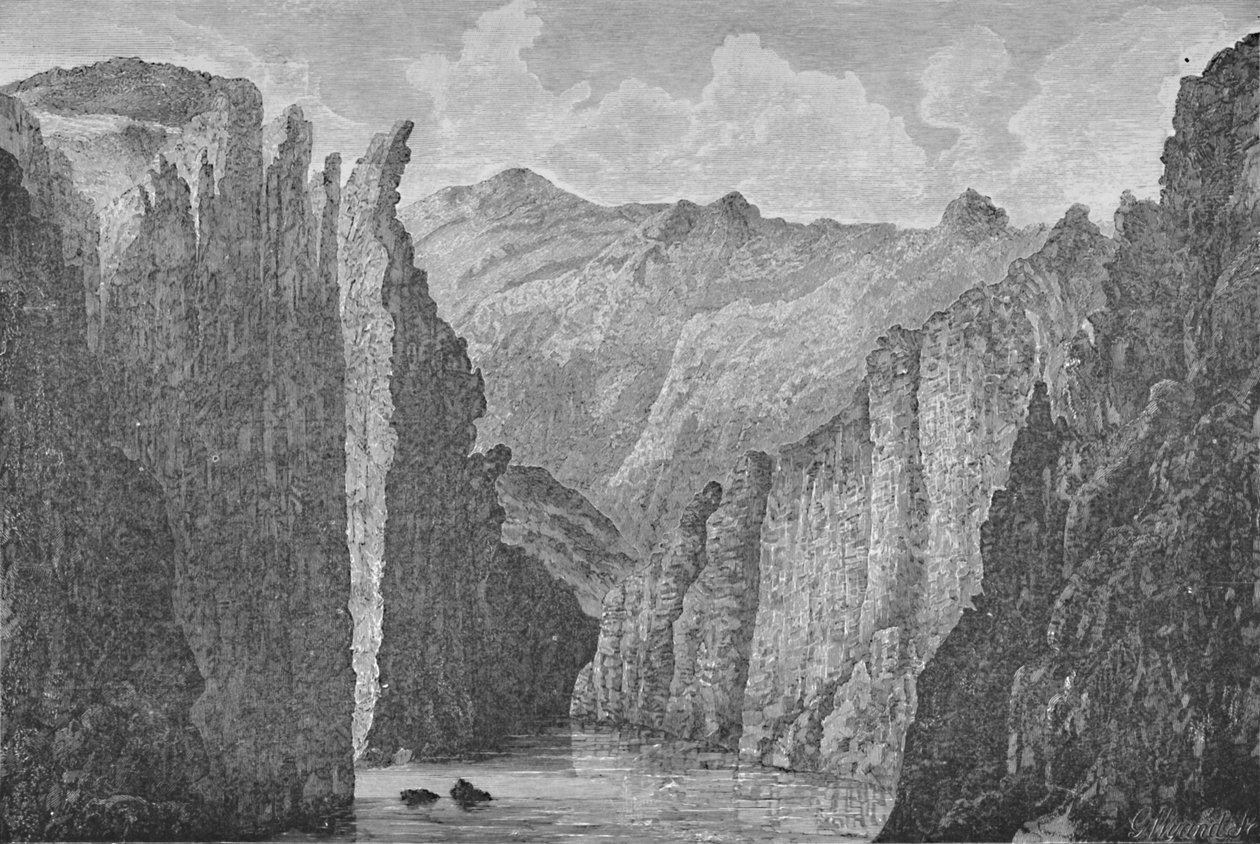 大峡谷，1883年 作者 G·怀恩