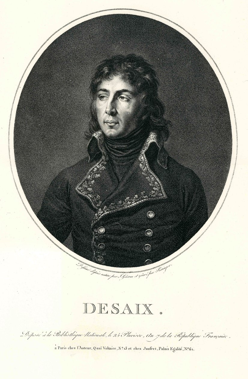 Louis Charles Antoine Desaix的肖像（1768-1800） 作者 加布里埃尔·菲辛格