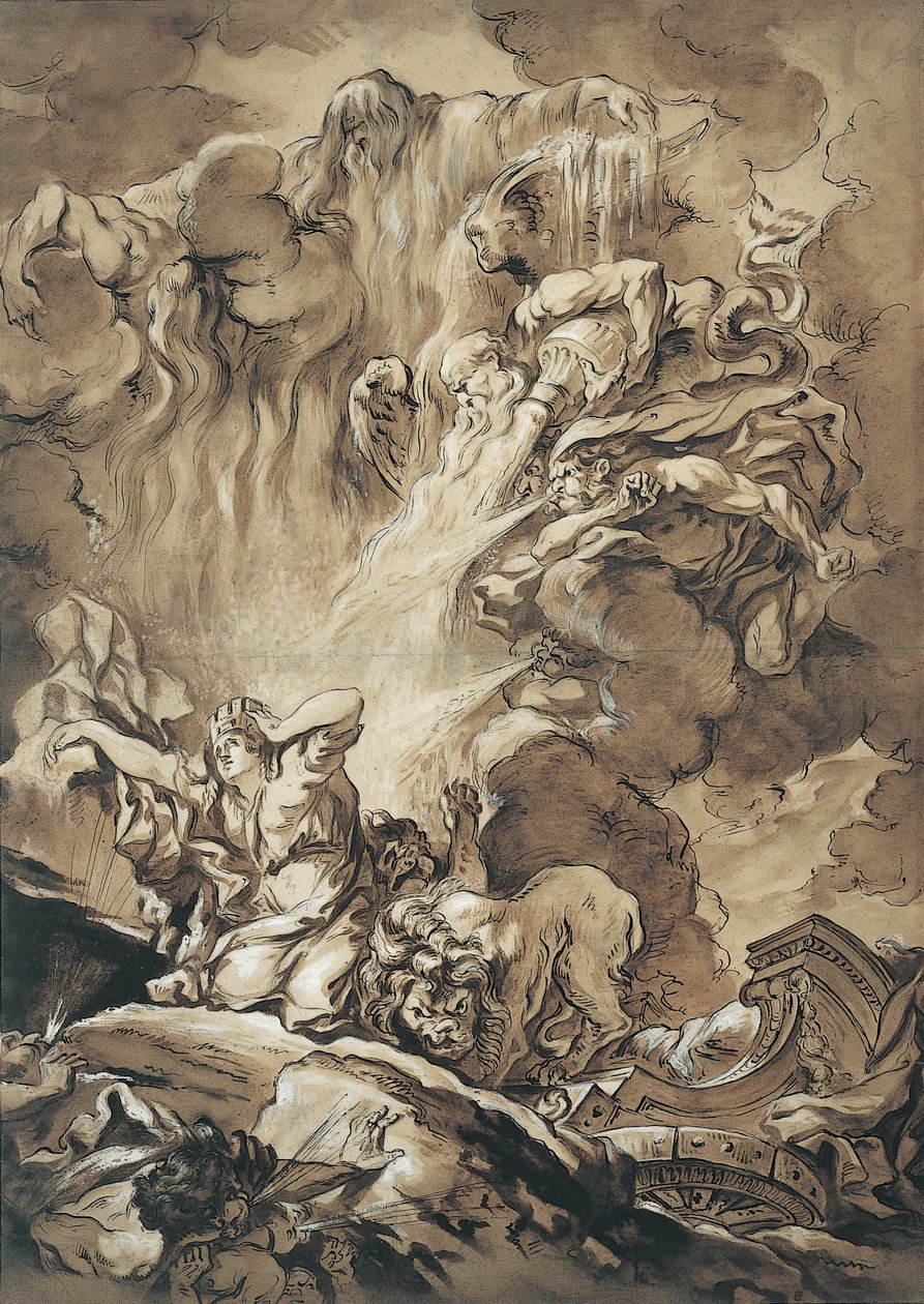 Cybele的解脱，一个关于季节的寓言，未注明。 作者 加布里埃尔·弗朗索瓦·杜恩（Gabriel Francois Doyen）