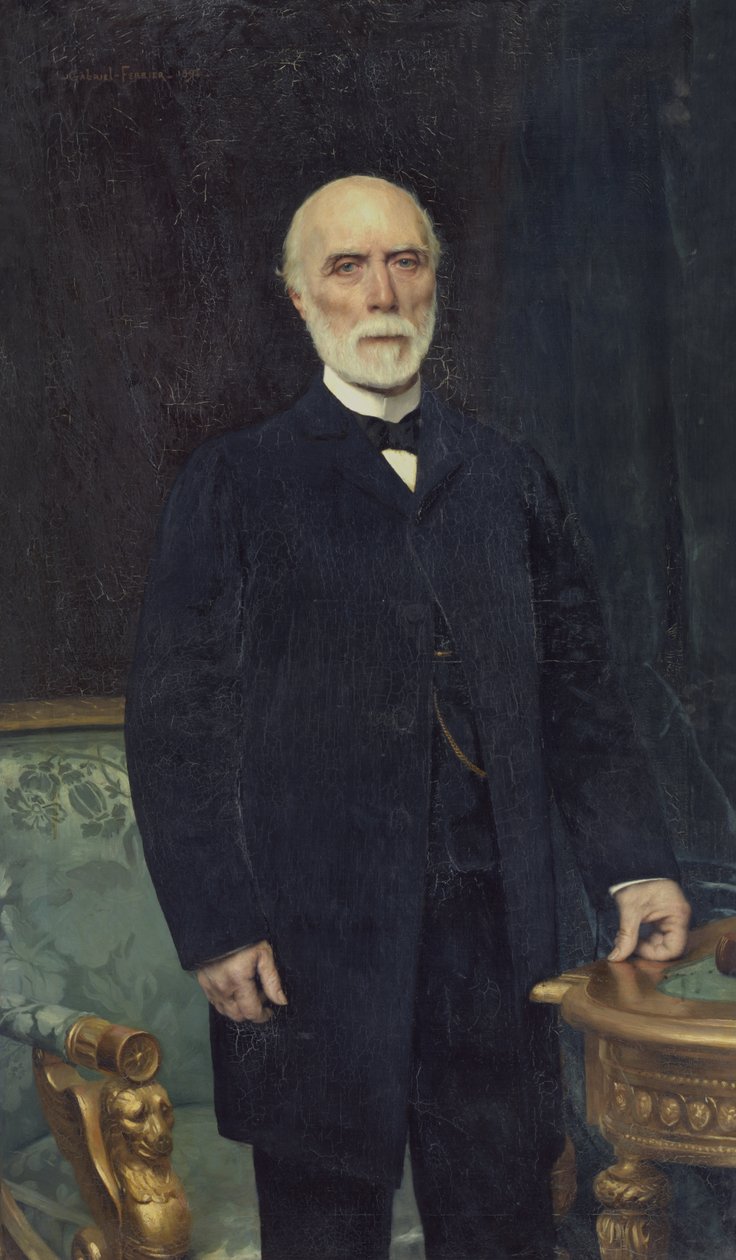 Freycinet的Charles-Louis de Saulces（1828-1923）1894 作者 加布里埃尔·约瑟夫·玛丽·奥古斯丁·费里尔