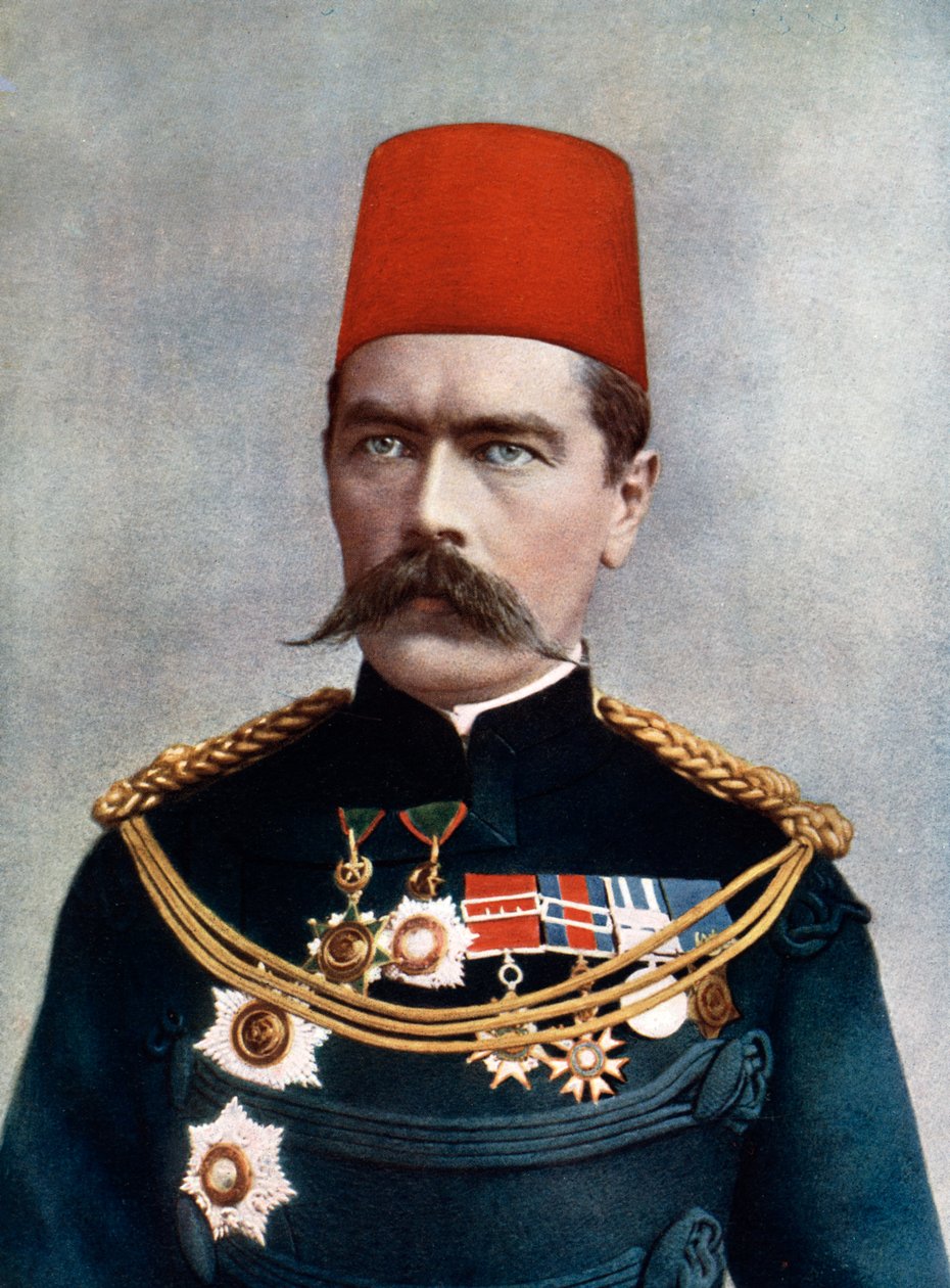 荷里肖·赫伯特·基奇纳（Horatio Herbert Kitchener），第一任伯爵·基奇纳，英国陆军元帅，外交官和政治家，1902年。 作者 加布里埃尔·莱克吉安（Gabriel Lekegian）