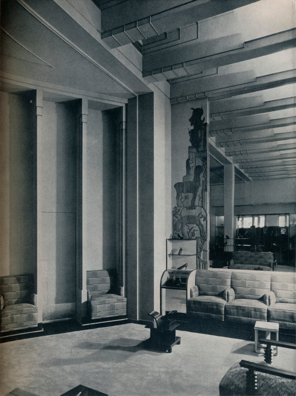 旧金山Roos Bros.Shoe Salon角落，1930年 作者 加布里埃尔·穆兰（Gabriel Moulin）