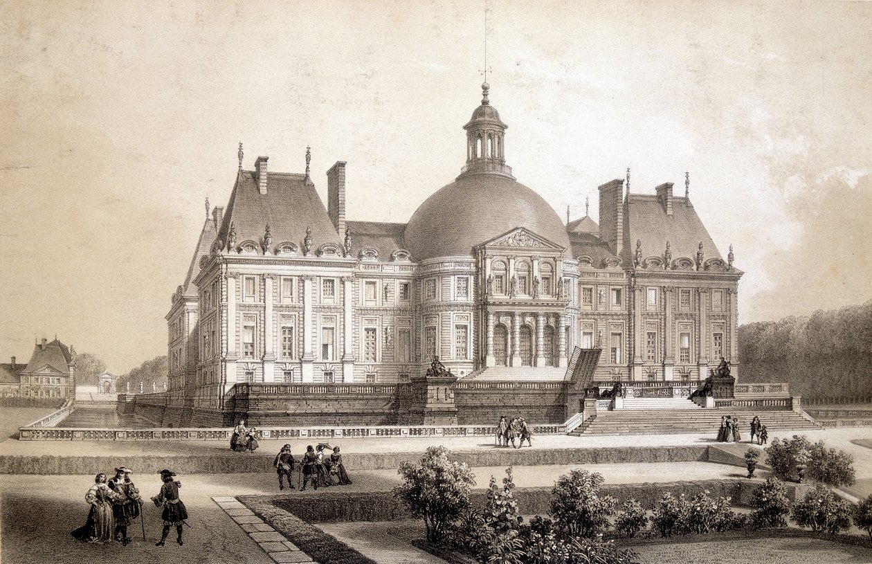 Chateau de Vaux Le Visomte (Vaux-Le-Vicomte). 作者 加布里埃尔·佩雷尔