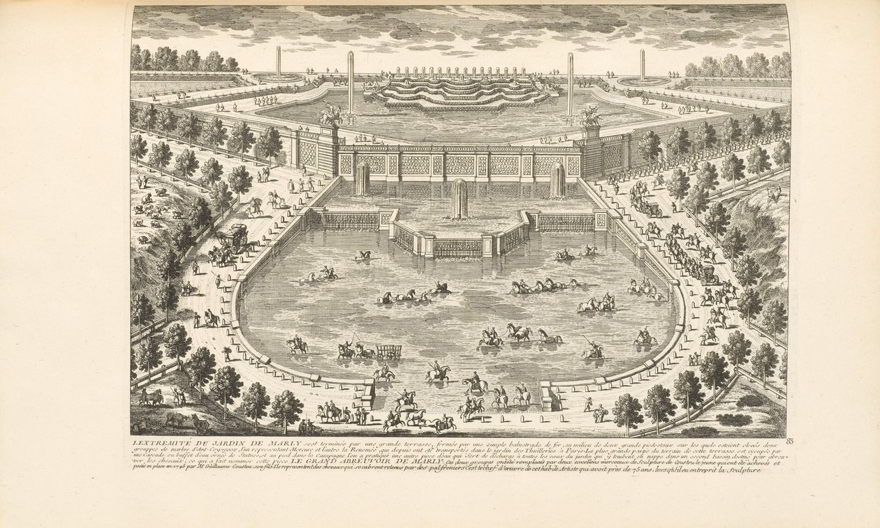 查尔斯·安托万·乔伯特（Charles-Antoine Jombert）所著的《凡尔赛宫与皇家花园》，1766年， 作者 加布里埃尔·佩雷尔