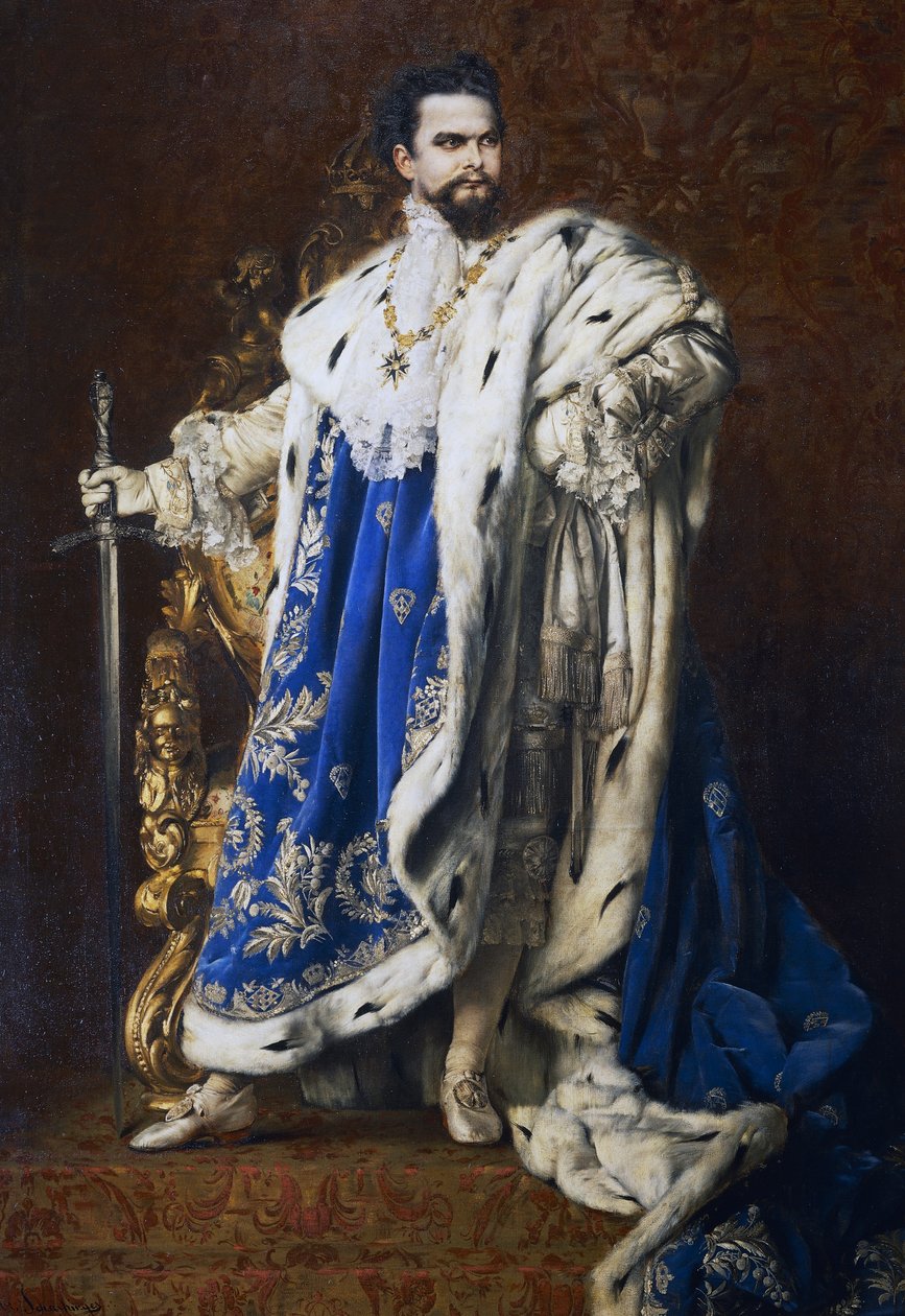 巴伐利亚国王路德维希二世（1845-1886 年） 作者 加布里埃尔·沙金格（Gabriel Schachinger）