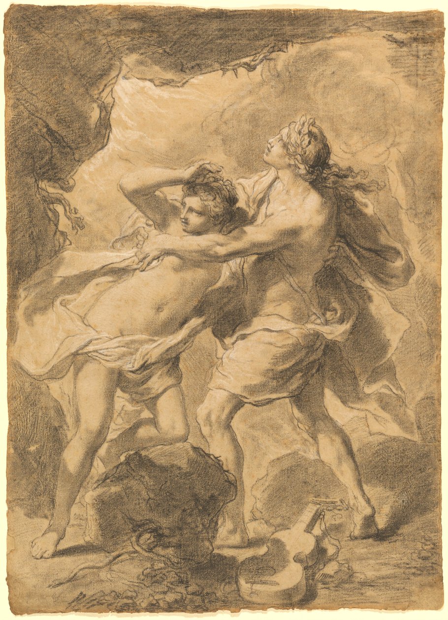 奥菲斯与欧律狄刻 作者 加埃塔诺·甘多尔菲（Gaetano Gandolfi）