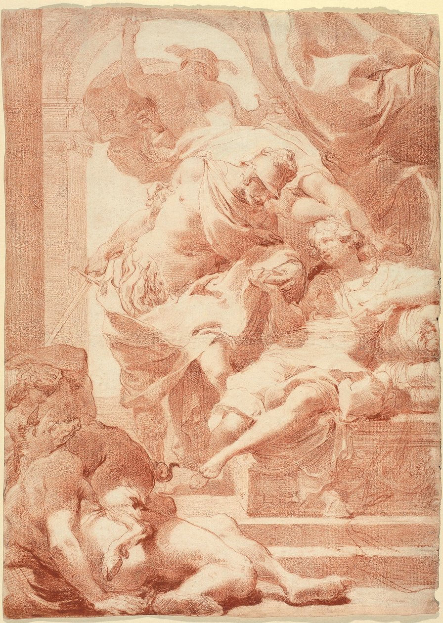 尤利西斯在前，水星在后 作者 加埃塔诺·甘多尔菲（Gaetano Gandolfi）