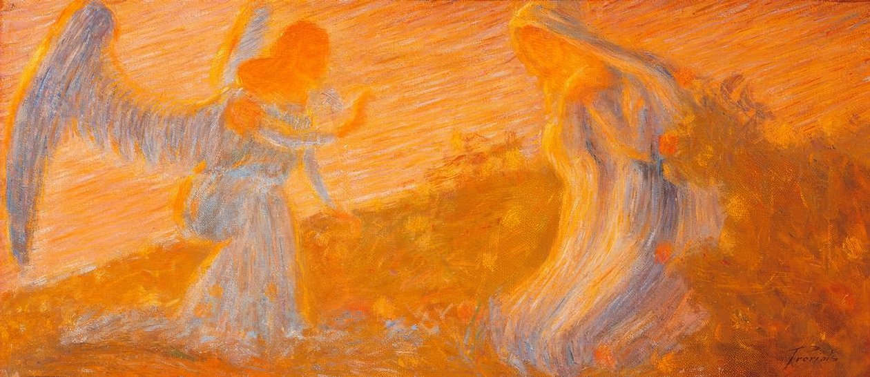 报喜 作者 加埃塔诺·普雷维亚蒂（Gaetano Previati）