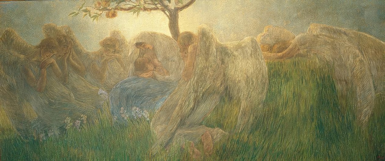 母亲 作者 加埃塔诺·普雷维亚蒂（Gaetano Previati）