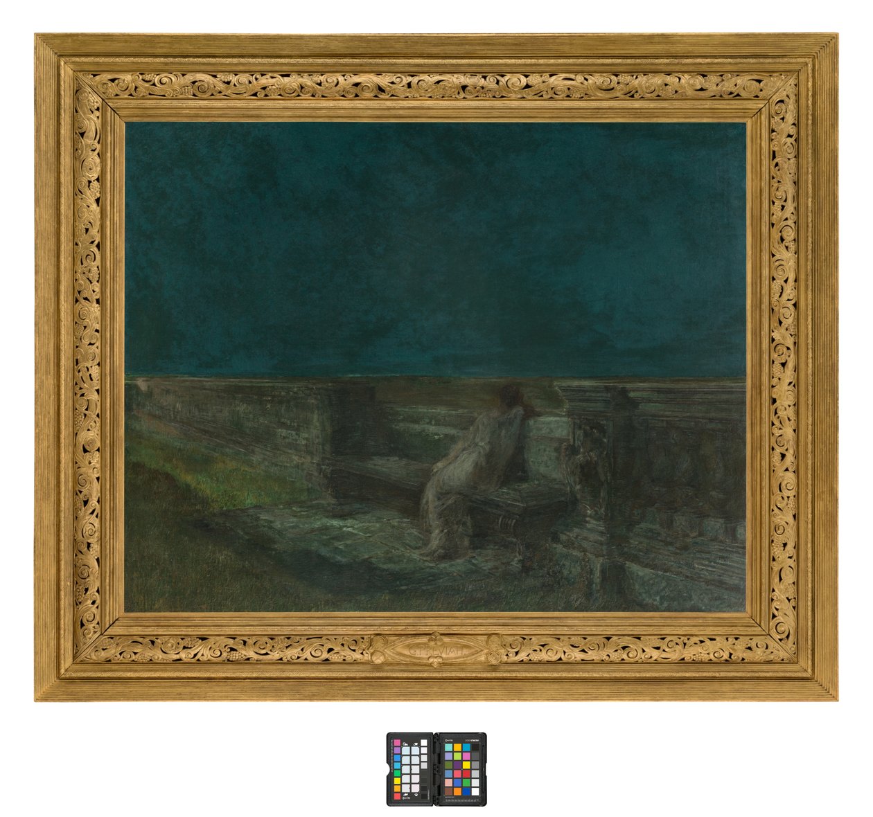 月夜 作者 加埃塔诺·普雷维亚蒂（Gaetano Previati）