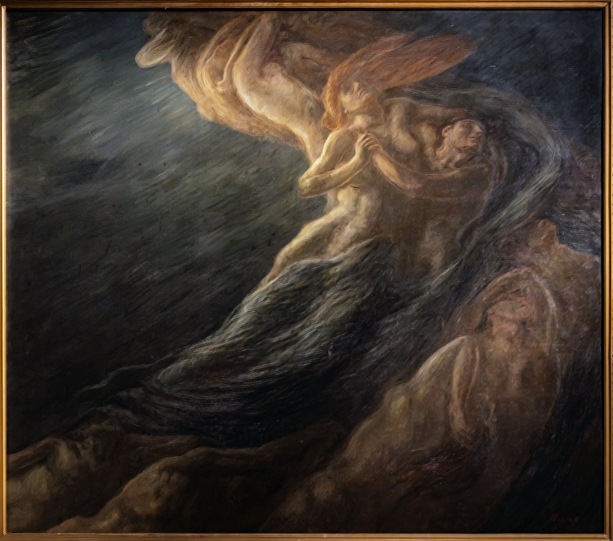 保罗和弗朗西斯卡 作者 加埃塔诺·普雷维亚蒂（Gaetano Previati）