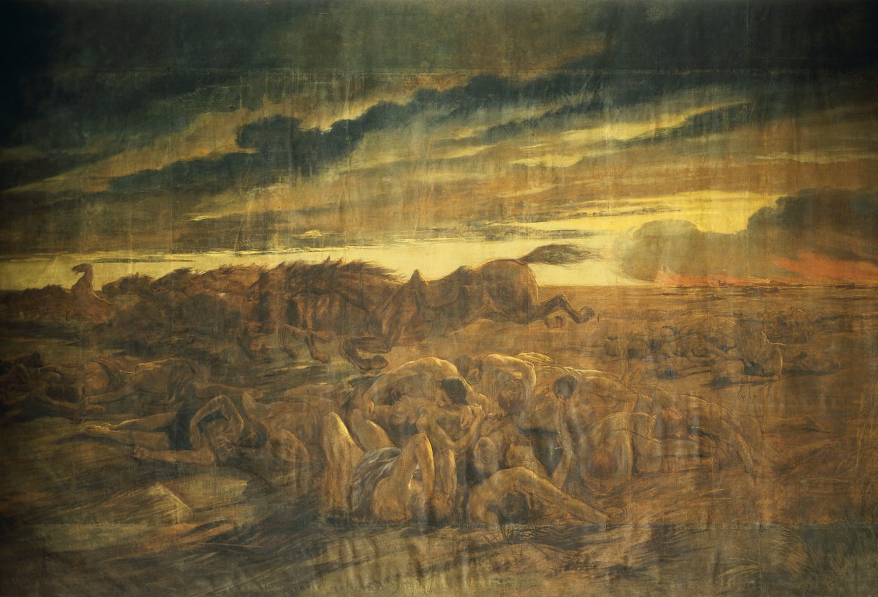 战争的恐怖 作者 加埃塔诺·普雷维亚蒂（Gaetano Previati）