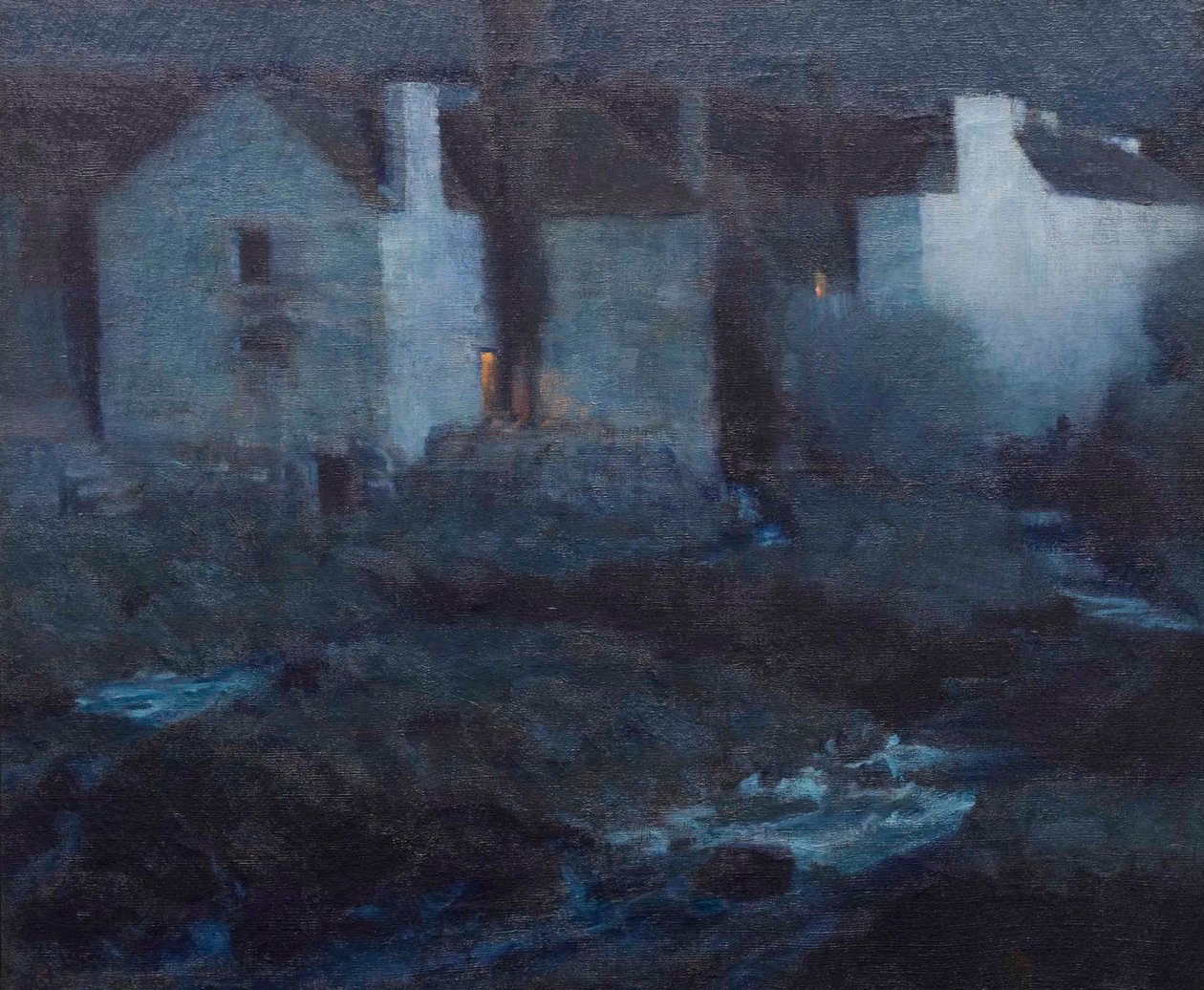Moonlight，Mont at Pont Aven，c.1900 作者 盖恩斯·鲁格·多诺霍