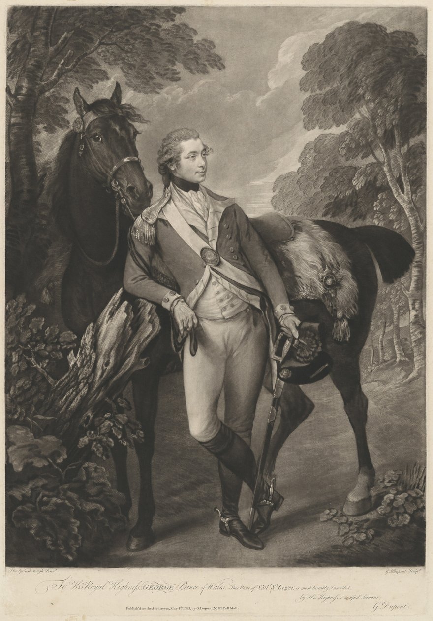圣莱杰上校 作者 盖恩斯伯勒杜邦（Thomas Gainsborough）