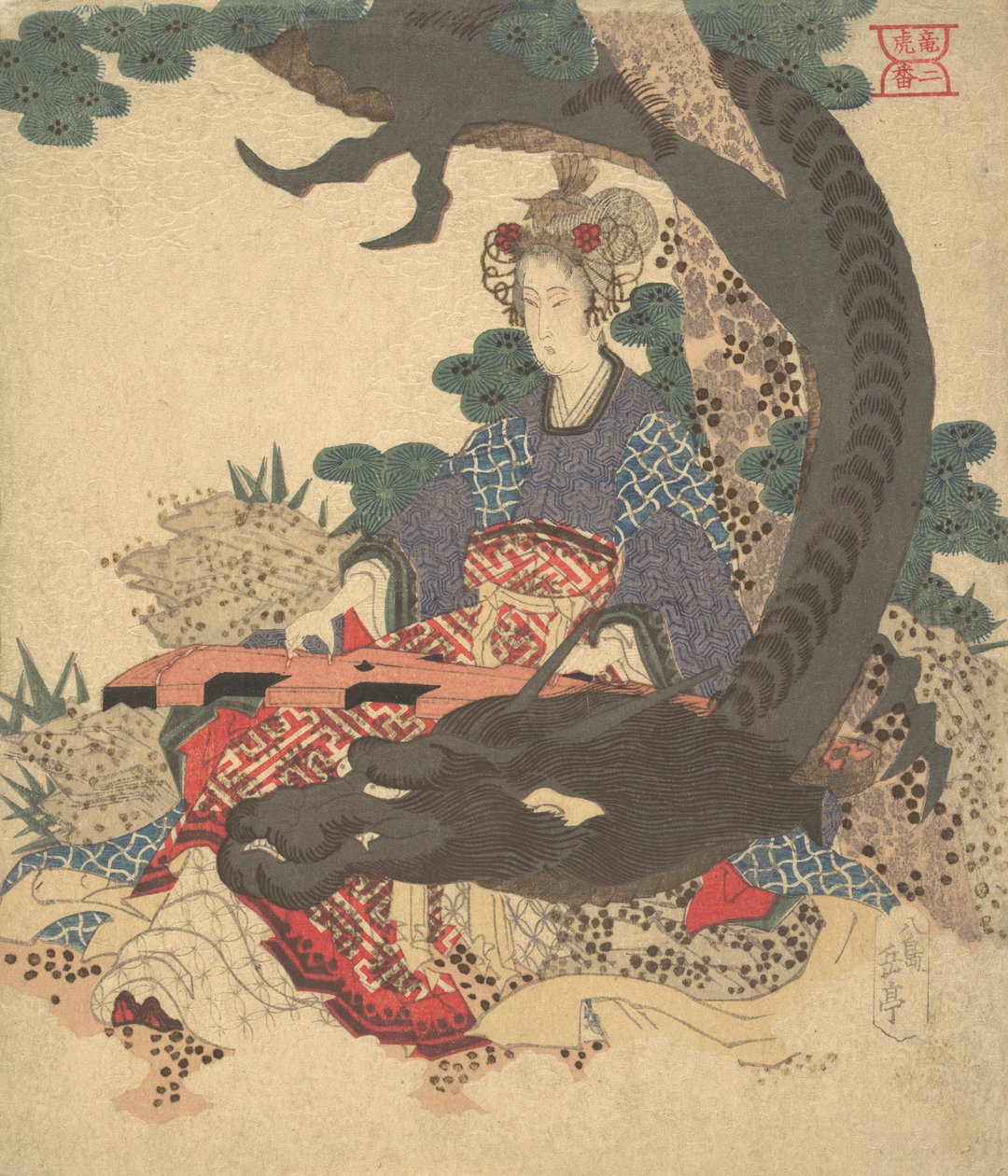 Benzaiten ni Ryu。 作者 学亭
